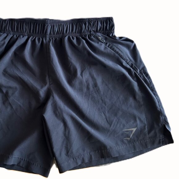 Gymshark Shorts Mens Medium Black Drawstring Pockets Gym Athletic Casual Workout - Picture 1 of 9